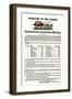 Schedules and Fares of the San Antonio and San Diego Line in 6-Horse Cars Crossing the United State-null-Framed Giclee Print