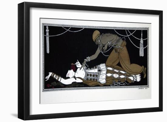 Scheherazade, from the Series Designs on the Dances of Vaslav Nijinsky-Georges Barbier-Framed Giclee Print