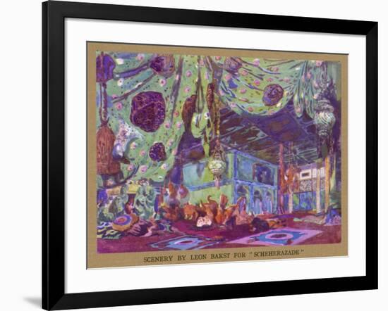 Scheherazade Set Design by Leon Bakst-Leon Bakst-Framed Photographic Print