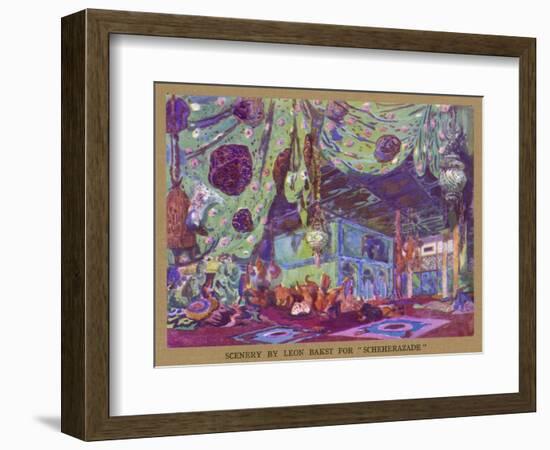 Scheherazade Set Design by Leon Bakst-Leon Bakst-Framed Photographic Print