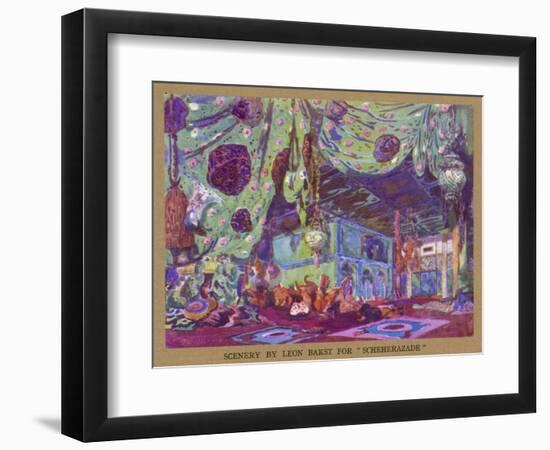 Scheherazade Set Design by Leon Bakst-Leon Bakst-Framed Photographic Print