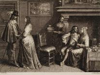 Two Young Men with their Ladies in an Interior-Schelte Adams Bolswert-Giclee Print