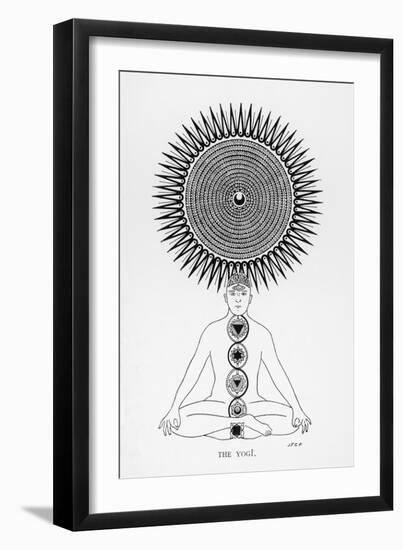 Schematic Representation of the Yogi Performing His Spiritual Exercise-J.f.c. Fuller-Framed Photographic Print