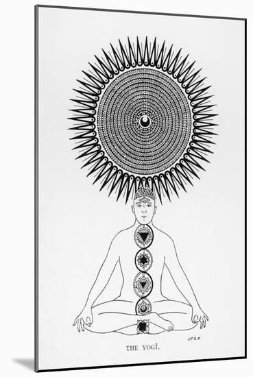 Schematic Representation of the Yogi Performing His Spiritual Exercise-J.f.c. Fuller-Mounted Photographic Print