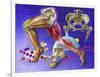 Schematic Showing Hip and Leg Motion-null-Framed Art Print