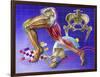 Schematic Showing Hip and Leg Motion-null-Framed Art Print