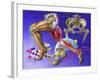 Schematic Showing Hip and Leg Motion-null-Framed Art Print