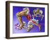 Schematic Showing Hip and Leg Motion-null-Framed Art Print