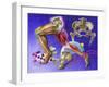 Schematic Showing Hip and Leg Motion-null-Framed Art Print