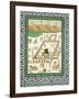 Schematic View of Mecca, Showing the Qua'Bah, from a Book on Persian Ceramics-null-Framed Giclee Print