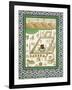 Schematic View of Mecca, Showing the Qua'Bah, from a Book on Persian Ceramics-null-Framed Giclee Print