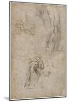 Scheme for the Decoration of the Ceiling of the Sistine Chapel, C.1508-Michelangelo Buonarroti-Mounted Giclee Print