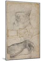 Scheme for the Decoration of the Ceiling of the Sistine Chapel, C.1508-Michelangelo Buonarroti-Mounted Giclee Print