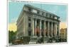 Schenectady, New York - Court House Exterior View-Lantern Press-Mounted Premium Giclee Print