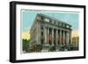 Schenectady, New York - Court House Exterior View-Lantern Press-Framed Art Print