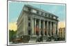 Schenectady, New York - Court House Exterior View-Lantern Press-Mounted Art Print
