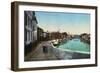 Schenectady, New York - View of Dock Street-Lantern Press-Framed Art Print