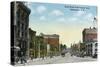 Schenectady, New York - View of State Street from Crescent Park-Lantern Press-Stretched Canvas