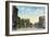 Schenectady, New York - View of State Street from Crescent Park-Lantern Press-Framed Art Print