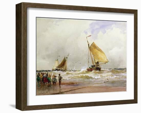 Schevenegen Beach-Thomas Hardy-Framed Giclee Print