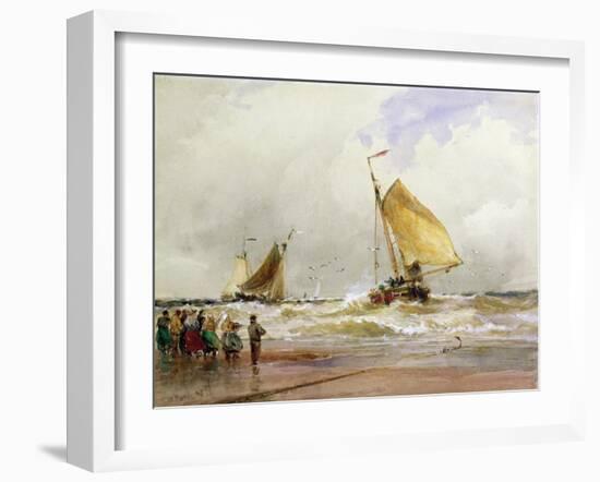 Schevenegen Beach-Thomas Hardy-Framed Giclee Print