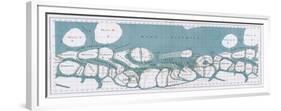 Schiaparelli Mars Map, 1877-78-Science Source-Framed Giclee Print