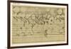 Schiaparelli's Map of the Planet Mars-Sir Robert Ball-Framed Art Print