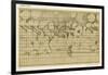 Schiaparelli's Map of the Planet Mars-Sir Robert Ball-Framed Art Print