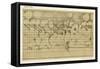 Schiaparelli's Map of the Planet Mars-Sir Robert Ball-Framed Stretched Canvas