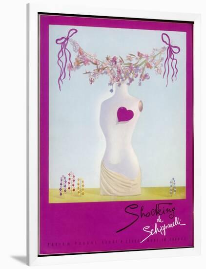 Schiaparelli "Shocking" - Perfume, Powder and Lipstick-null-Framed Art Print