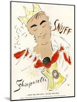 Schiaparelli Snuff, Mens Fragrance Cologne, USA, 1950-null-Mounted Giclee Print