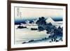 Schichiri Beach in Sagami Province-Katsushika Hokusai-Framed Art Print