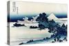 Schichiri Beach in Sagami Province-Katsushika Hokusai-Stretched Canvas