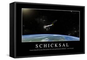 Schicksal: Motivationsposter Mit Inspirierendem Zitat-null-Framed Stretched Canvas