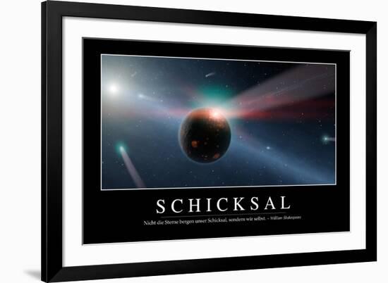 Schicksal: Motivationsposter Mit Inspirierendem Zitat-null-Framed Photographic Print