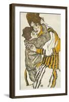 Schiele’s Wife With Her Little Nephew, 1915-Egon Schiele-Framed Art Print