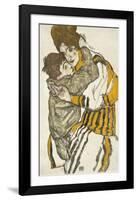 Schiele’s Wife With Her Little Nephew, 1915-Egon Schiele-Framed Art Print