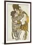 Schiele's Wife with Her Little Nephew, 1915-Egon Schiele-Framed Giclee Print