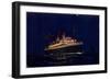 Schiff Monte Olivia Der Hdsg Bei Nacht, Beleuchtet-null-Framed Giclee Print