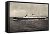 Schiff Saturnia Der Italian Line Auf Dem Meer, 1954-null-Framed Stretched Canvas