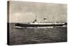 Schiff Saturnia Der Italian Line Auf Dem Meer, 1954-null-Stretched Canvas