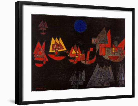 Schiffe im Dunkeln, c.1927-Paul Klee-Framed Art Print