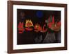 Schiffe im Dunkeln, c.1927-Paul Klee-Framed Art Print