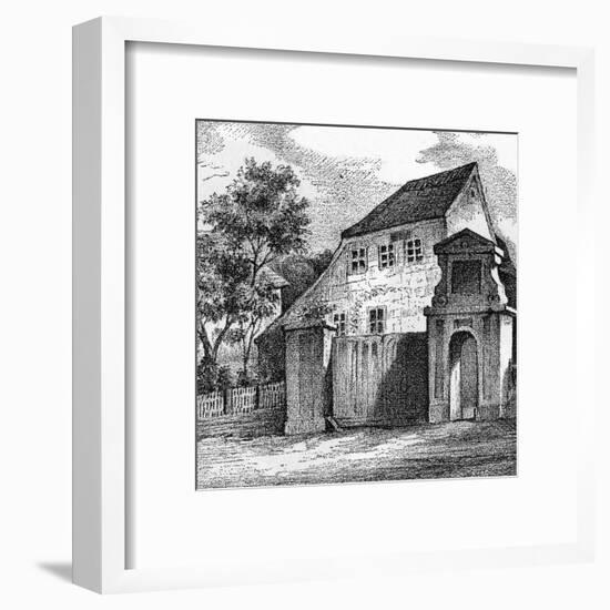 Schiller Home Gohlis-null-Framed Art Print