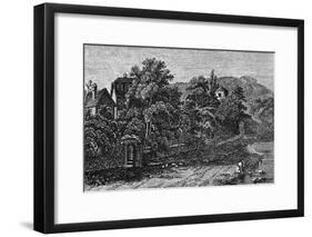 Schiller Home Jena-null-Framed Art Print