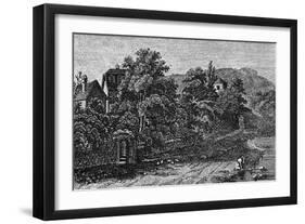 Schiller Home Jena-null-Framed Art Print