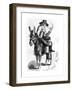 Schiller on a Donkey-null-Framed Giclee Print