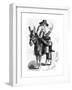 Schiller on a Donkey-null-Framed Giclee Print