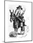 Schiller on a Donkey-null-Mounted Giclee Print