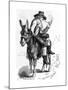 Schiller on a Donkey-null-Mounted Giclee Print
